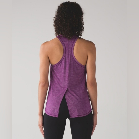 Lululemon Hot Like Agni Singlet Heathered Aurora Size 6 to 8 - Picture 2 of 8